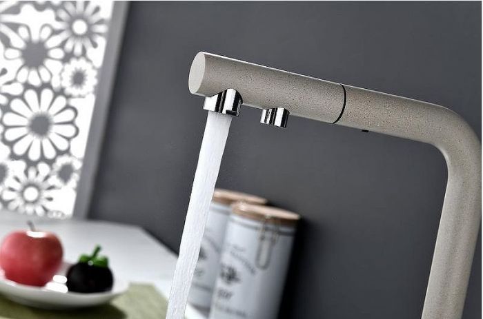 Смеситель для кухни Paulmark Serpentine Se213222-BE Бежевый