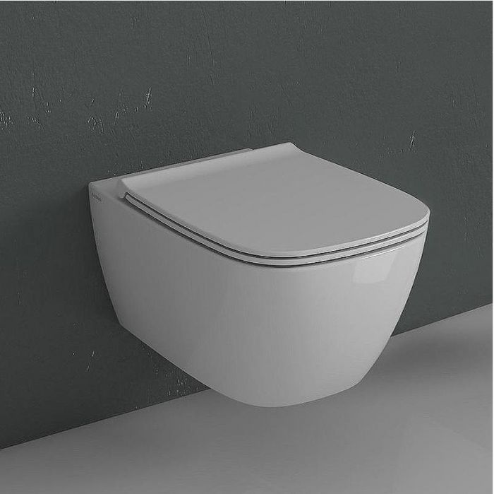 Унитаз Globo Genesis GNS02.BI подвесной без сиденья