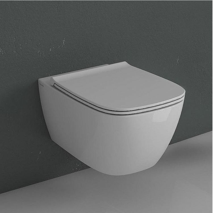 Унитаз Globo Genesis GNS02.BI подвесной без сиденья