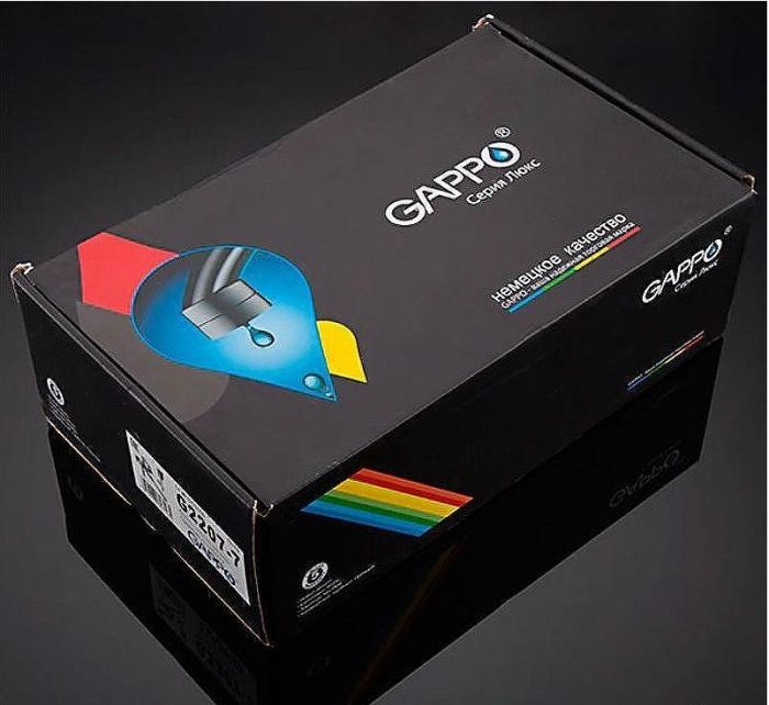 Смеситель для ванны Gappo G07 G2207-7 универсальный Белый Хром