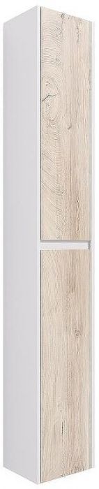 Шкаф пенал Dreja Slim 30 99.0504 Дуб кантри Белый глянец