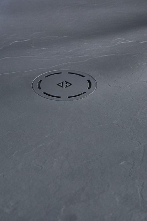 Душевой поддон 120х90 см Jacob Delafon Singulier E67023-NAD, серый сланец