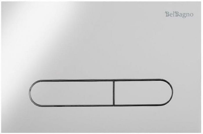 Комплект унитаза с инсталляцией BelBagno Due BB3103CHR/SC/BB002-80/BB005-PR-CHROME с сиденьем Микролифт и клавишей смыва Хром