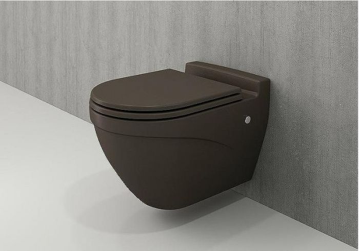 Унитаз Bocchi Taormina Arch 1012-025-0129 подвесной Кофейный матовый без сиденья