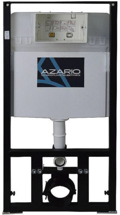 Комплект унитаза с инсталляцией Azario Grado AZ-8010-1000+AZ-0046N с сиденьем Микролифт