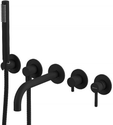 Смеситель для ванны Whitecross Y black Y1240BL Черный матовый