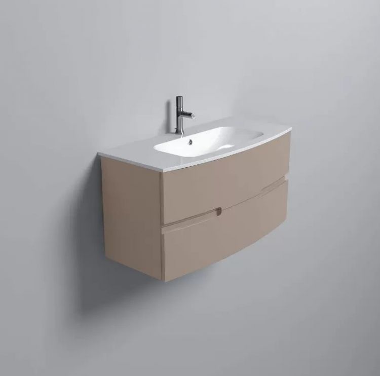 Тумба под раковину Jacob Delafon Nona 100 см EB1889RU-G1A, глянцевый телесный