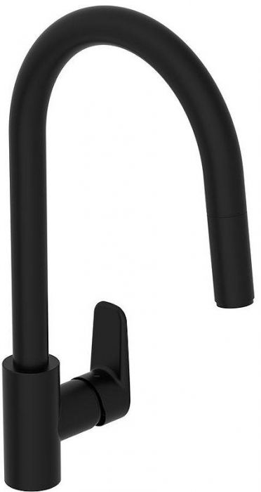 Смеситель для кухни Vitra Flow Soft A4344536EXP Черный матовый