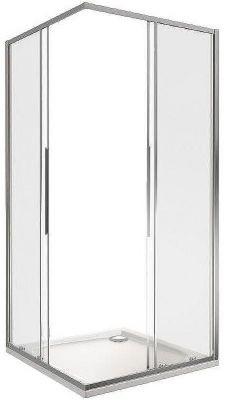Душевой уголок Good Door Idea CR-100-C-CH 100х100 профиль Хром стекло прозрачное