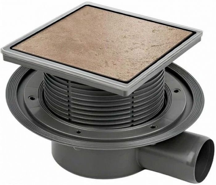 Душевой трап Bettoserb 13000085B с решеткой под плитку