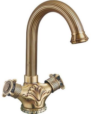 Смеситель для раковины ZorG Antic A 2008U-BR Бронза