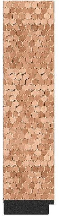 Зеркало Evoform Definite Floor 197х78 BY 6004 в багетной раме - Соты медь 70