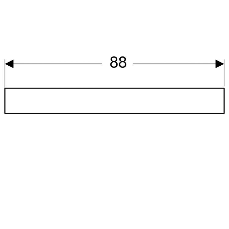 Декоративная панель Geberit Bambini (фронтальная) для детской раковины, под два смесителя, Varicor®: цвет голубой no. 226 Декоративная панель Geberit Bambini (фронтальная) для детской раковины, под два смесителя, Varicor®: цвет голубой no. 226