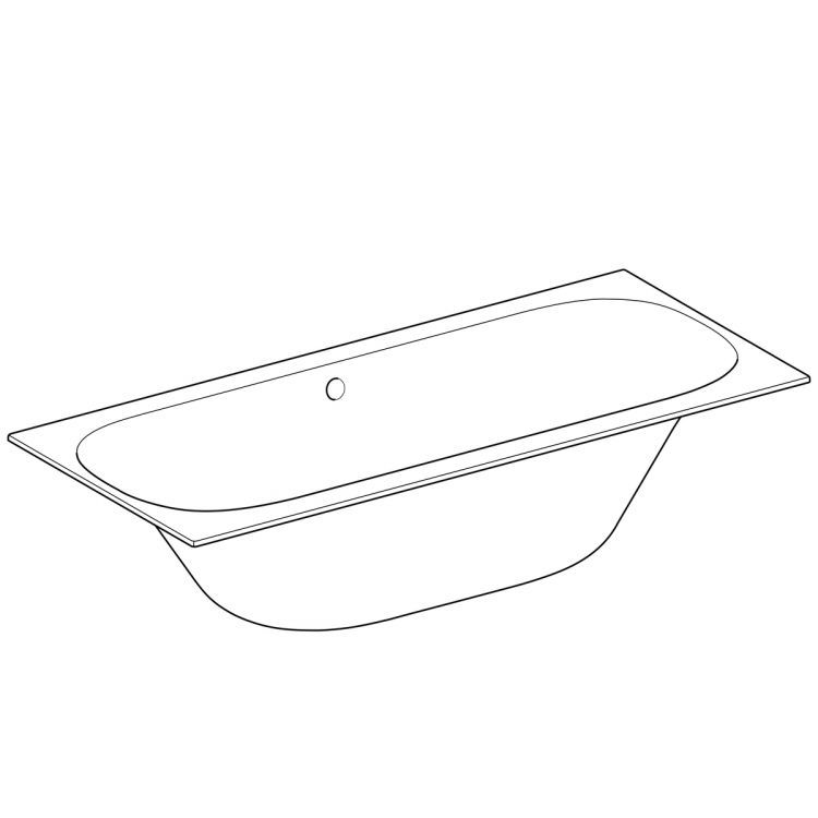 Акриловая ванна Geberit Acanto Duo 180x80, 554.007.01.1 Акриловая ванна Geberit Acanto Duo 180x80, 554.007.01.1