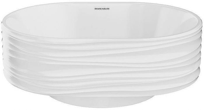 Раковина Kerama Marazzi Artbasin Sabbia 50 SA.wb.50\WHT Белая глянцевая