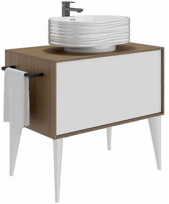 Раковина Kerama Marazzi Artbasin Sabbia 50 SA.wb.50\WHT Белая глянцевая