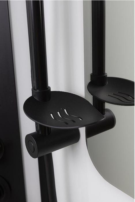 Душевая кабина Niagara Premium 90x90 NG-6901-01GD Black с гидромассажем