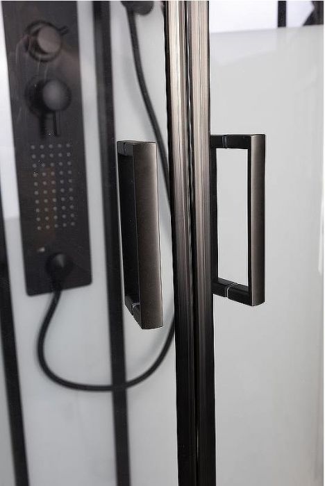 Душевая кабина Niagara Premium 90x90 NG-6901-01GD Black с гидромассажем