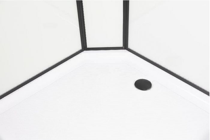 Душевая кабина Niagara Premium 90x90 NG-6901-01GD Black с гидромассажем