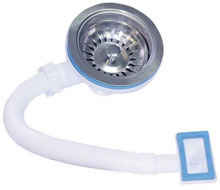 Выпуск для мойки Iddis 011UPS0i84 с переливом Хром