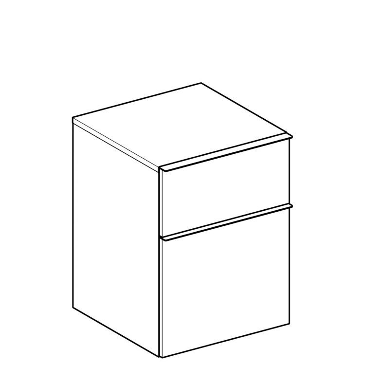 Шкафчик Geberit iCon, 45x48, белый глянец [840045000]