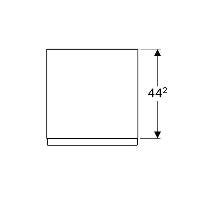 Шкафчик Geberit iCon, 45x48, белый глянец [840045000]