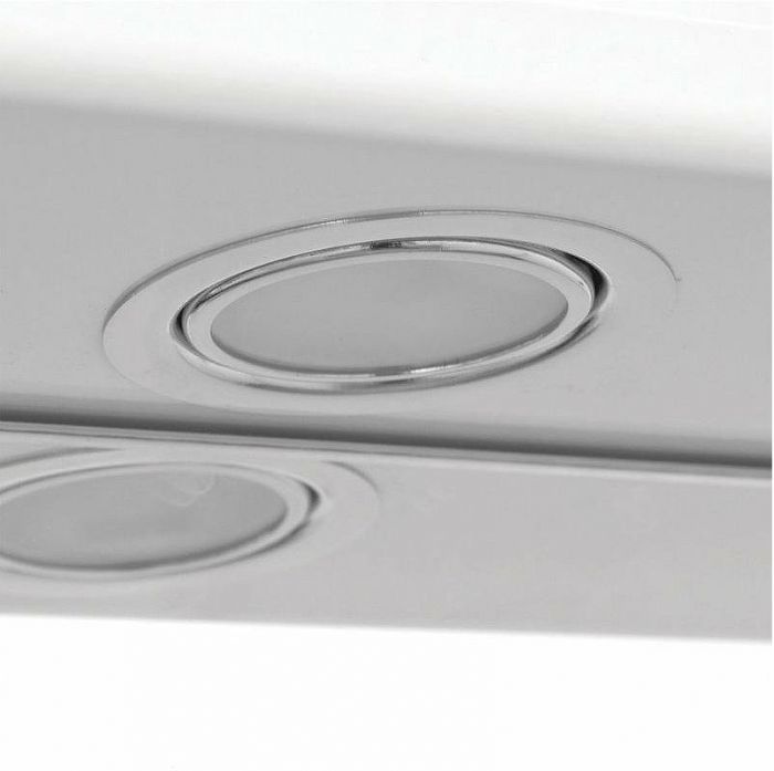 Зеркало со шкафом Style Line Олеандр 2 Люкс 75 ЛС-00000051 с подсветкой Белое