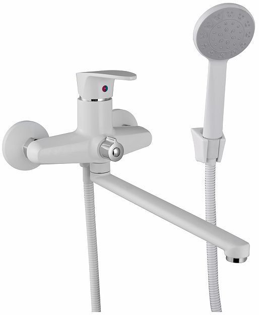 Смеситель для ванны Plstart PL2205-8 универсальный цвет Белый Смеситель для ванны Plstart PL2205-8 универсальный цвет Белый