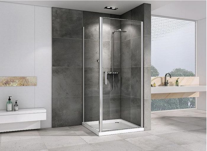 Душевой уголок Abber Sonnenstrand 80x85 AG04080-S85 профиль Хром стекло прозрачное