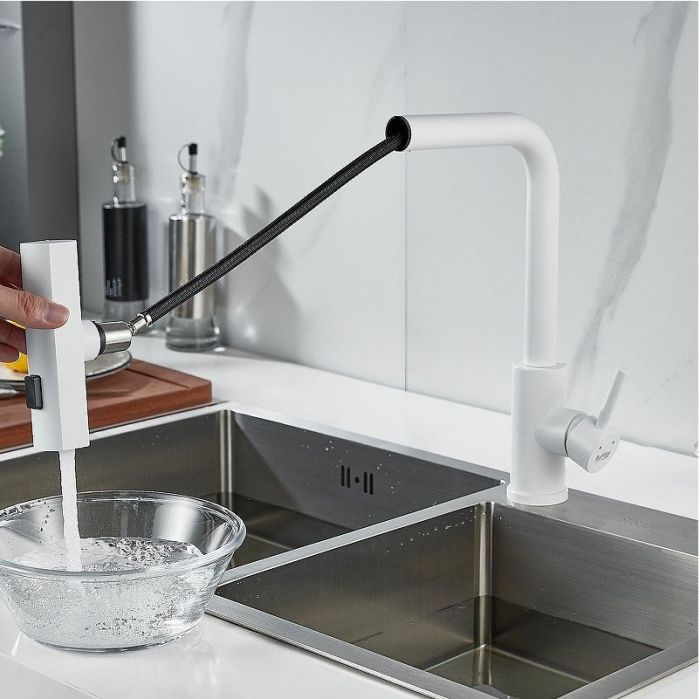 Смеситель для кухни Raffine F203C цвет Белый