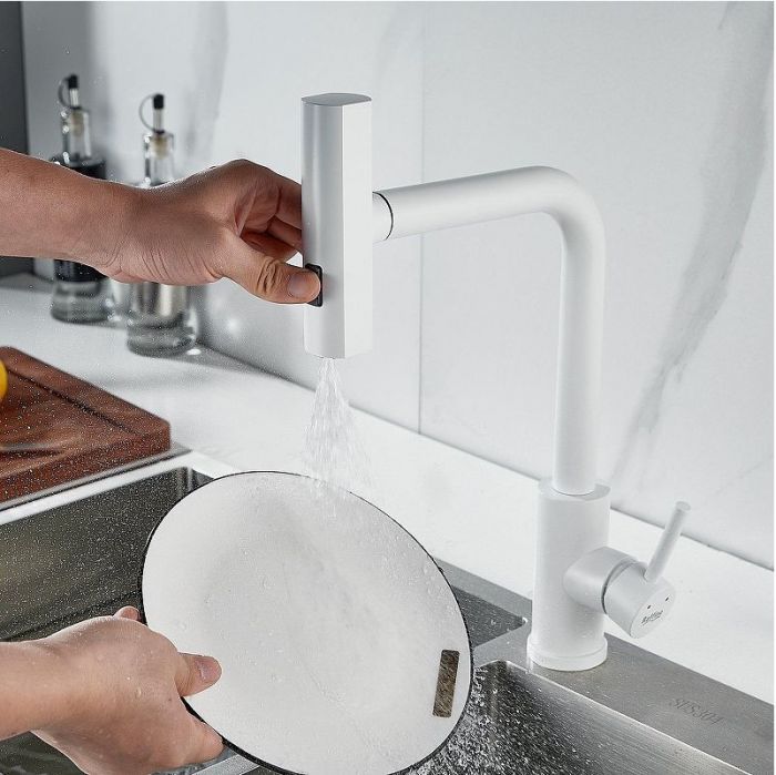 Смеситель для кухни Raffine F203C цвет Белый