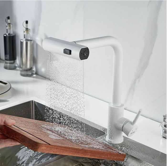 Смеситель для кухни Raffine F203C цвет Белый