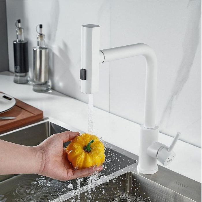 Смеситель для кухни Raffine F203C цвет Белый