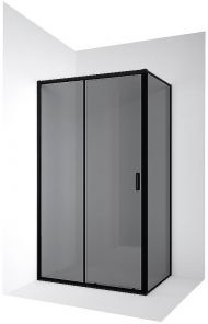 Душевой уголок Ambassador Forsa 100х90 17022216ABB-90ABB профиль Черный стекло тонированное