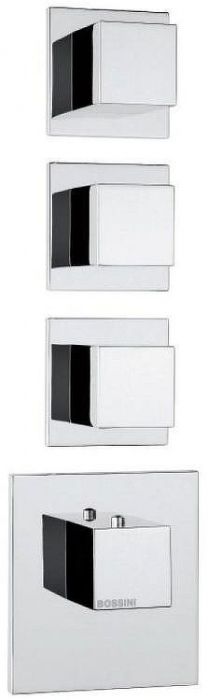 Смеситель для душа Bossini Cube Outlets Z032205.030 с термостатом Хром
