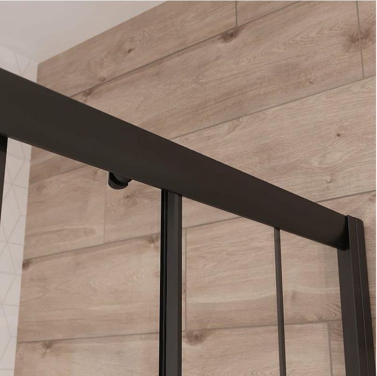 Душевой уголок Niagara Nova 100х100 NG-0100-14 профиль Черный стекло прозрачное