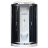 Душевая кабина Royal Bath RB 100HK6-BT-CH (черное/прозрачное)