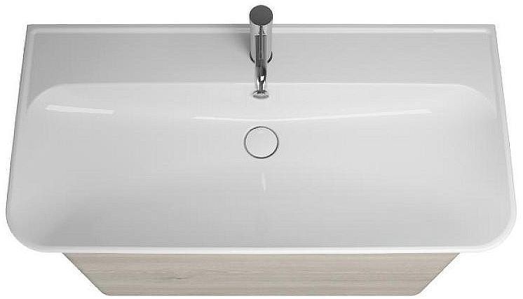 Тумба с раковиной Burgbad Iveo 100 SFEN100F2834G0161C0001*1 подвесная Фланелевый дуб