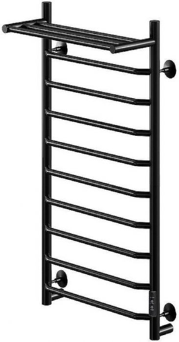Электрический полотенцесушитель Comfysan Scola EC-10 100x40 016692 с полкой Черный матовый