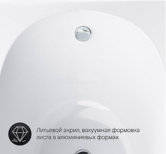 Акриловая ванна AM.PM Spirit 150x70 без гидромассажа