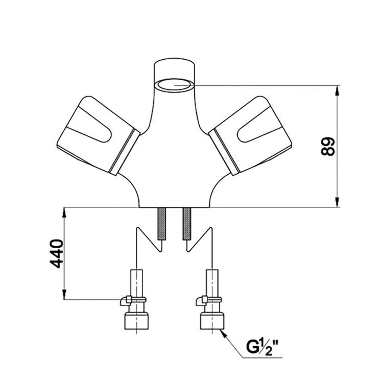 Смеситель для раковины Timo Porto 0181F chrome