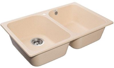 Кухонная мойка GranFest Quarz GF-Z15 Бежевая