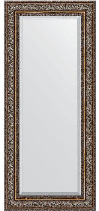 Зеркало Evoform Exclusive 150х65 BY 3557 с фацетом в багетной раме - Виньетка состаренная бронза 109