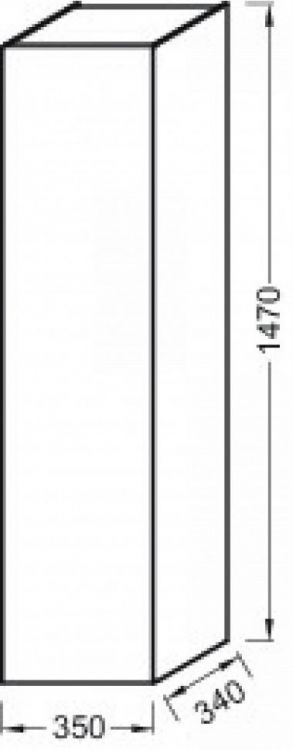 Шкаф-пенал Jacob Delafon Odeon Up 35 см EB998-S24, жасмин сатин Шкаф-пенал Jacob Delafon Odeon Up 35 см EB998-S24, жасмин сатин