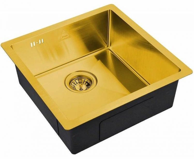 Кухонная мойка ZorG Steel Hammer 44 SH 4444 BRONZE Бронза Кухонная мойка ZorG Steel Hammer 44 SH 4444 BRONZE Бронза
