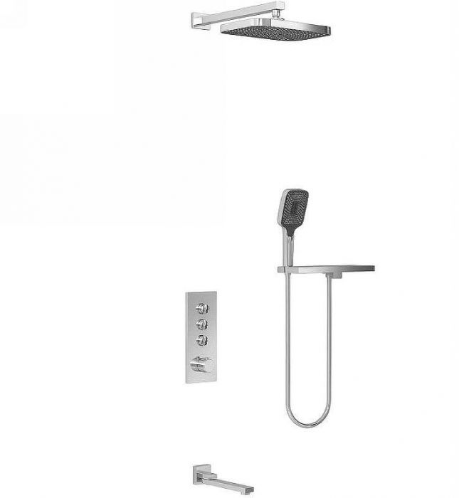 Душевая система Vincea VSFW-431T1RCH с термостатом Хром
