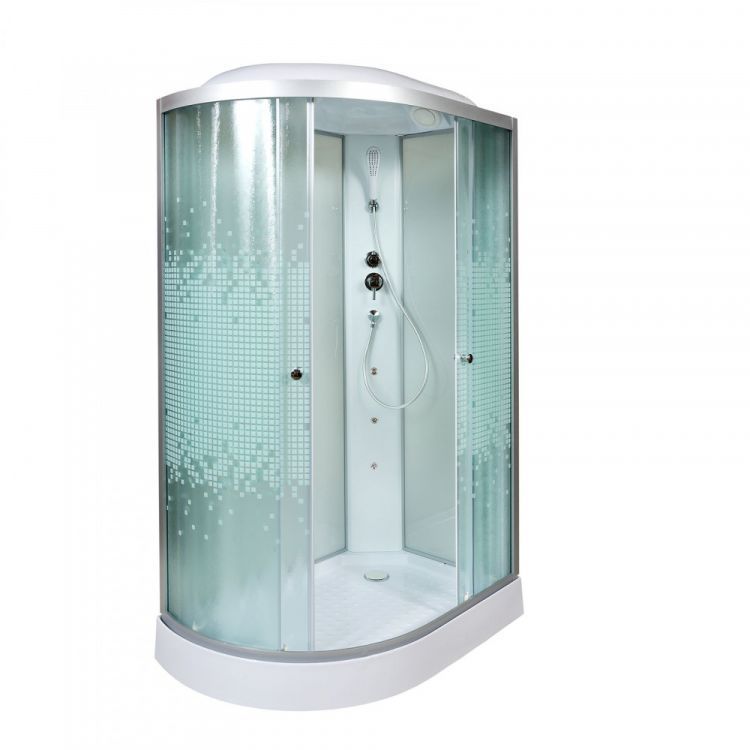 Душевая кабина Deto L 902 R с гидромассажем 120x80x215