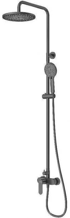Душевая система Cezares Stylus STYLUS-CD-NOP Черная матовая