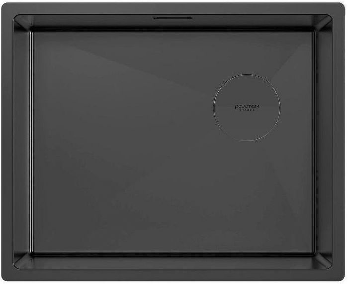 Кухонная мойка Paulmark Next-Skew 54 Uni PM885444-MBN Черная матовая