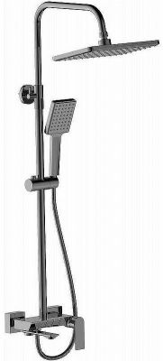 Душевая система Haiba HB24639-3 Оружейная сталь